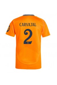 Real Madrid Daniel Carvajal #2 Voetbaltruitje Uit tenue 2024-25 Korte Mouw